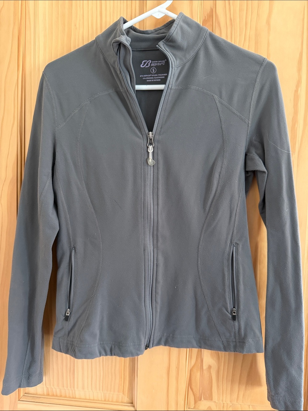 Eddie Bauer Women's Gray Full-Zip Utility Jacket